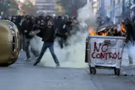 Protestas en Grecia por el nuevo gobierno socialista de Giorgos Papandréou