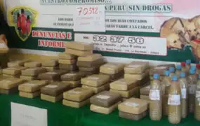 Policía incautó 56 kilos de drogas en el ingreso a Matucana