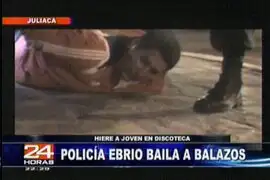 Policía en estado de ebriedad causó desmanes en discoteca de Juliaca