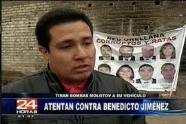 Empresario Giovanni Paredes rechaza responsabilidad en atentado contra auto de Benedicto Jiménez