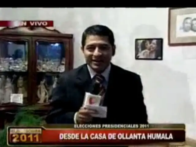 Preparativos para el desayuno familiar de Ollanta Humala en Surco