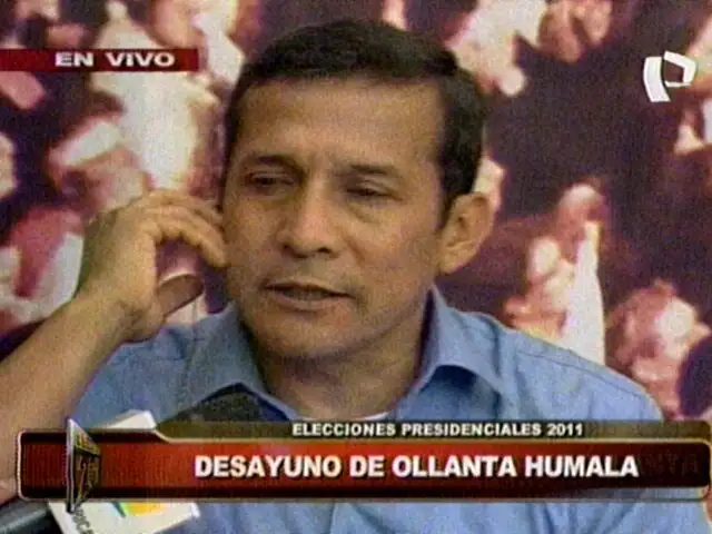 Ollanta Humala: “Invoco a los ciudadanos a vivir la fiesta electoral y que gane el mejor”
