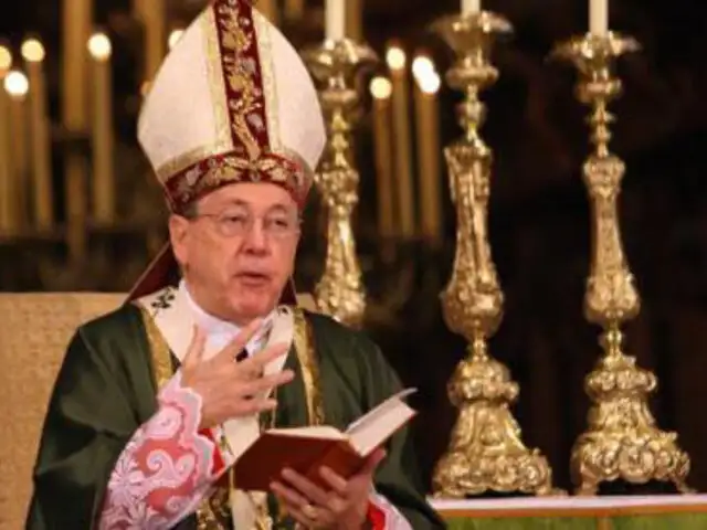Monseñor Cipriani espera que Dios castigue a los que robaron la Cruz de Motupe