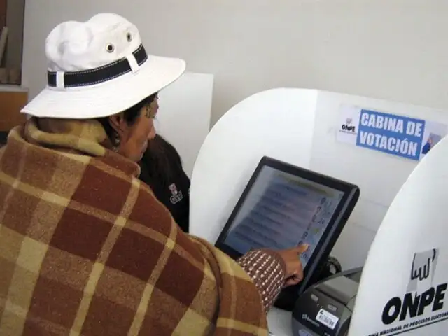 ONPE resalta éxito de Voto electrónico presidencial en segunda vuelta electoral