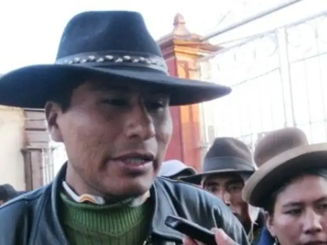 Juzgado de Puno suspendió audiencia sobre pedido de libertad de Walter Aduviri