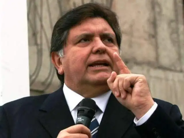 Presidente García: No tengo un interés desenfrenado por ceñirme la banda nuevamente