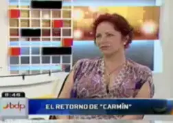 Actriz Diana Quijano cuenta detalles de la nueva obra musical  "Carmín"