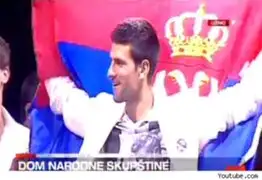 Tenista Novak Djokovic es recibido como un héroe en Serbia
