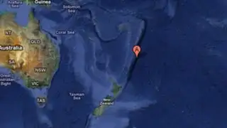 Sismo de 7.8 de magnitud remeció el noreste de Nueva Zelanda y Tonga