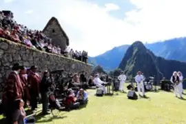 El mundo admiró la ceremonia por los cien años del descubrimiento de Machu Picchu