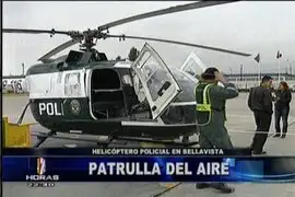 Municipalidad de Bellavista usará helicóptero para mejorar la seguridad 