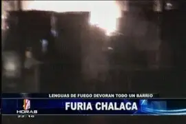 Incendio causado por conexiones ilegales de fluido eléctrico arrasó viviendas en el Callao