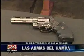 Armas de guerra y más de 120 kilos de drogas incautados por la Policía Nacional en Lima  