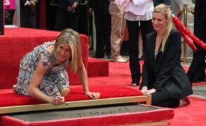 Jennifer Aniston se inmortalizó en el Paseo de la Fama de en Hollywood