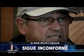 Sergio Markarián ratificó opiniones sobre el arbitraje en el último partido de Perú