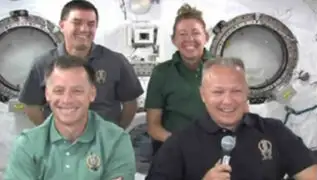 Astronautas del Atlantis ofrecieron entrevista donde indican que han hecho un viaje histórico   