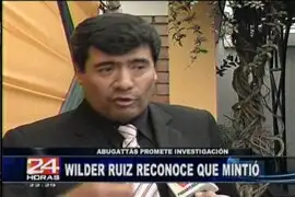 Gana Perú podría investigar el caso de su congresista electo Wilder Ruiz Loayza por mentir ante el JNE