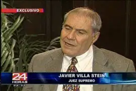 Vocal Supremo Javier Villa Stein se pronuncia en contra de la “ley mordaza” 