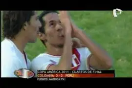 La familia de Carlos Lobatón compartió gritó los goles peruanos