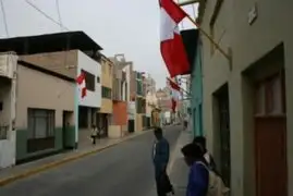 Chiclayo: multarán con hasta 1, 800 soles a quienes no coloquen bandera nacional en sus casas