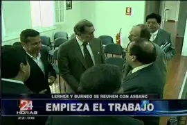 Presidente Ollanta Humala sostuvo reuniones con diversos gremios con su ministro Salomón Lerner 