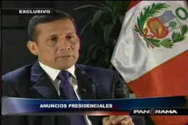 Presidente Ollanta Humala reveló quienes serán los nuevos ministros y desmiente cogobierno con PP