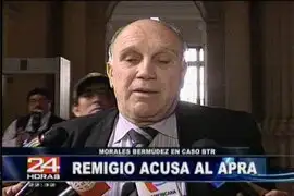 Ex ministro Remigio Morales Bermúdez asistió como testigo al juicio por el caso BTR