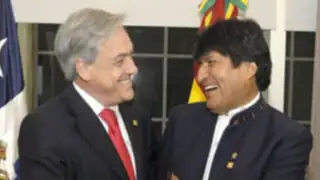 Presidentes Evo Morales y Sebastián Piñera se reunieron en privado