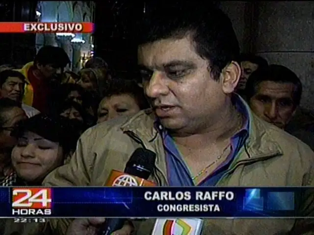 Carlos Raffo pide a sus acusadores mostrar pruebas concretas