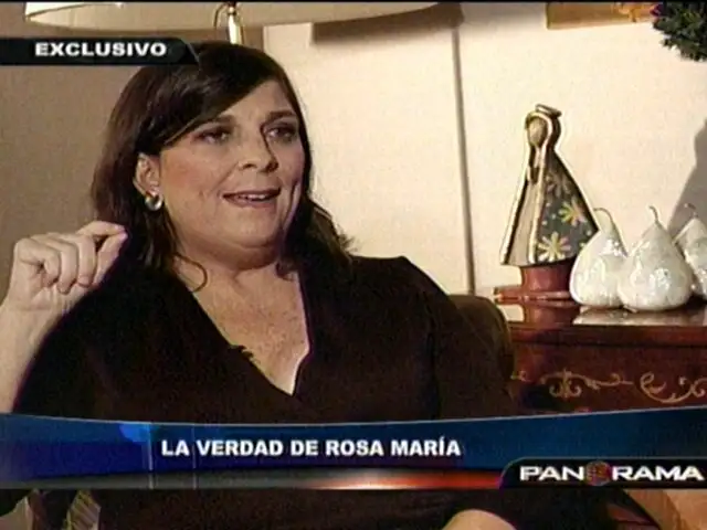 La periodista Rosa María Palacios contó su verdad en Panorama