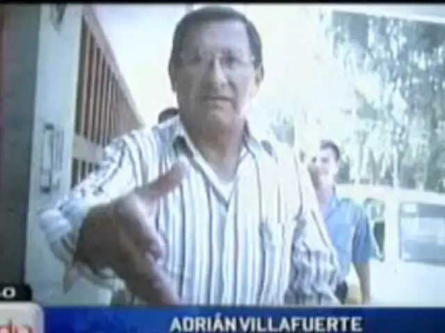 Informe sobre el nacionalista Adrián Villafuerte relacionado con un comandante de Montesinos