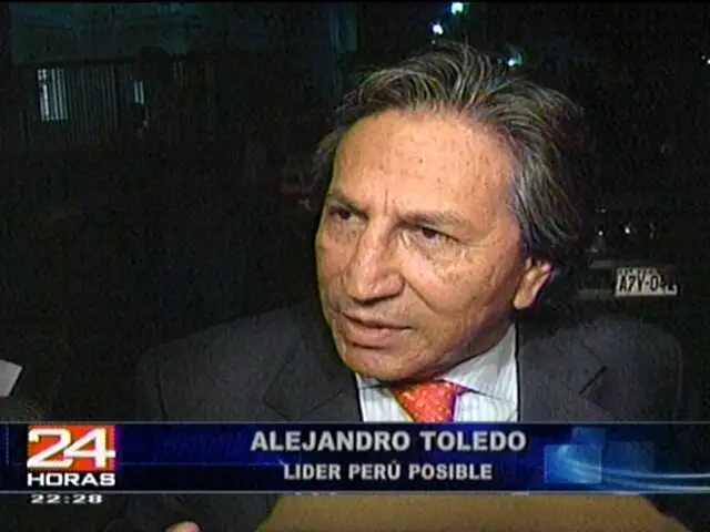 Alejandro Toledo hirió de muerte a bancada de Alianza Parlamentaria