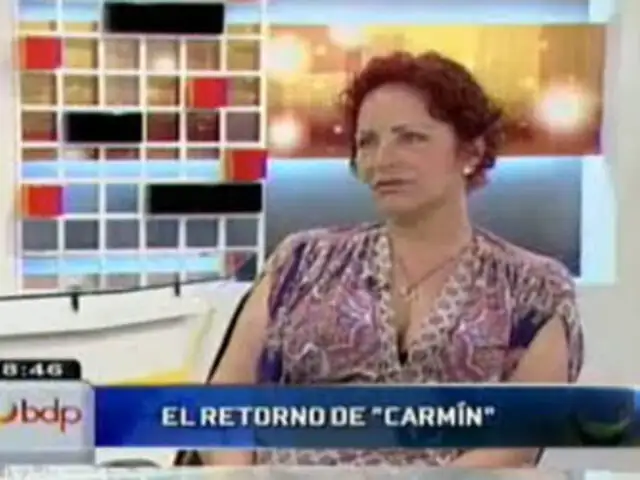 Actriz Diana Quijano cuenta detalles de la nueva obra musical  "Carmín"