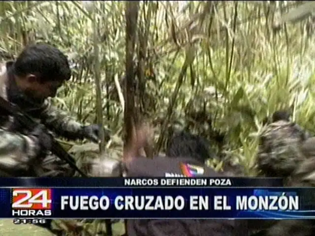 Policía se enfrentó con narcotraficantes en el valle del Monzón