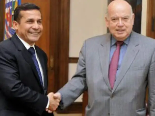 Ollanta Humala se reunió con el Secretario General de la OEA José Miguel Insulza