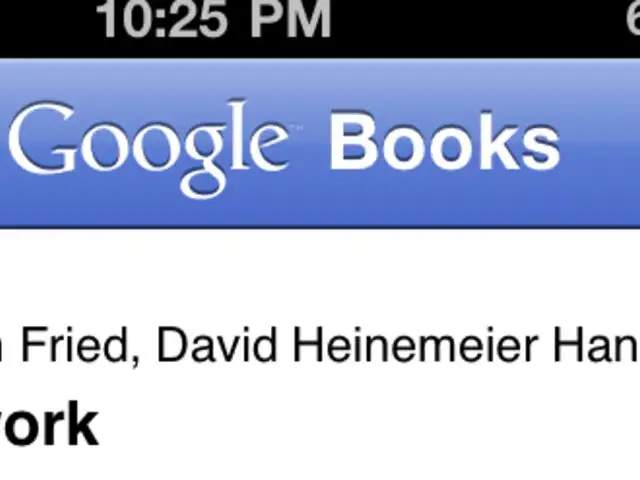 Google Books anexó servicio e-reader 