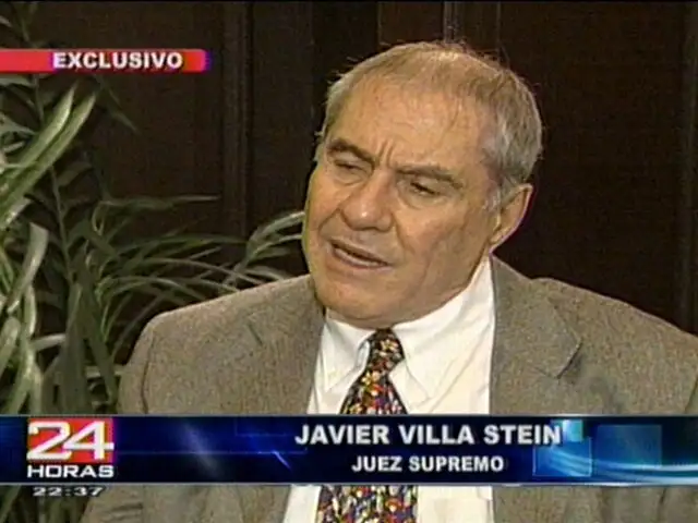 Vocal Supremo Javier Villa Stein se pronuncia en contra de la “ley mordaza” 