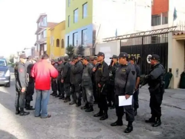 Policía de Arequipa tiene orden de inmovilidad por Fiestas Patrias
