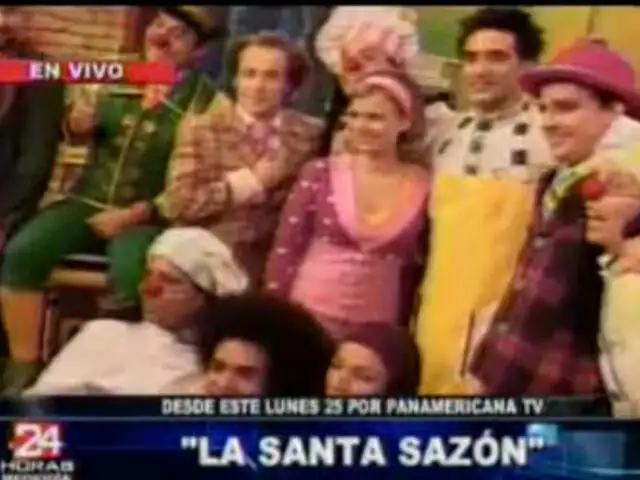 Conferencia de prensa de "La Santa Sazón", nuevo programa de Panamericana TV.