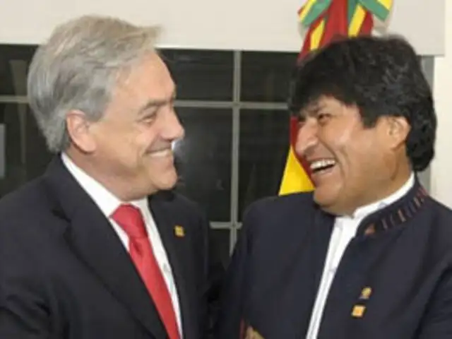 Presidentes Evo Morales y Sebastián Piñera se reunieron en privado