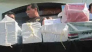 Policía de Arequipa intervino un camión que transportaba clorhidrato de cocaína en la provincia de Caravelí