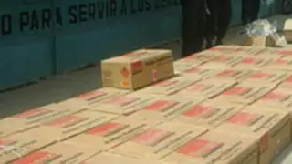 Policía de incautó más de 32 mil cartuchos de dinamita en Huamanga