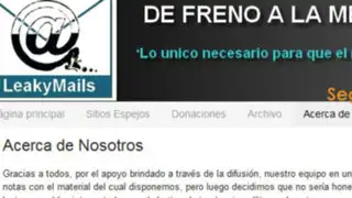 Justicia argentina ordena cancelar sitio en Internet por difundir correos del Gobierno
