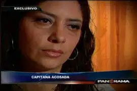 La capitana que denunció por acoso sexual al director de la policía Raúl Becerra