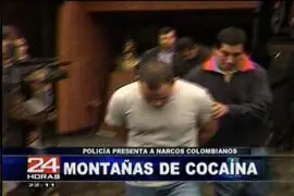 Narcotraficantes colombianos fueron arrestados en Lima y Piura