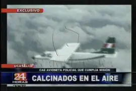 24 Horas mostró imágenes exclusivas de la avioneta caída en Pucallpa