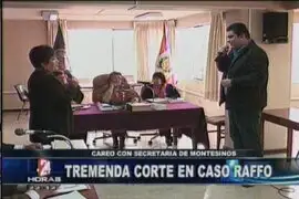 Accidentado careo entre Carlos Raffo y la ex secretaria del SIN Maria Angélica Arce