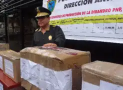 Policía presentó 530 kilos de droga incautada en Lima y Ayacucho    