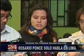 Rosario Ponce retornó a Lima en medio de pifias de la ciudadanía