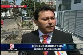 Alcalde de Jesús María será denunciado por construir sobre parque